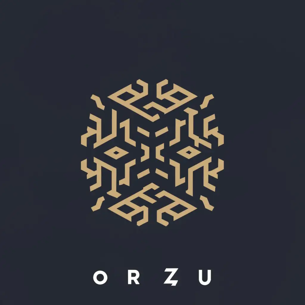 a logo design,with the text "Orzu", main symbol:hypnosis,complex,be used in Others industry,clear background