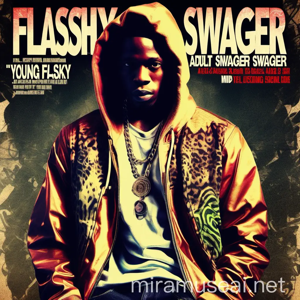 Young flashy swagger adult African american mid 2010s 2015 era dope amazing crazy hip hood movie cover