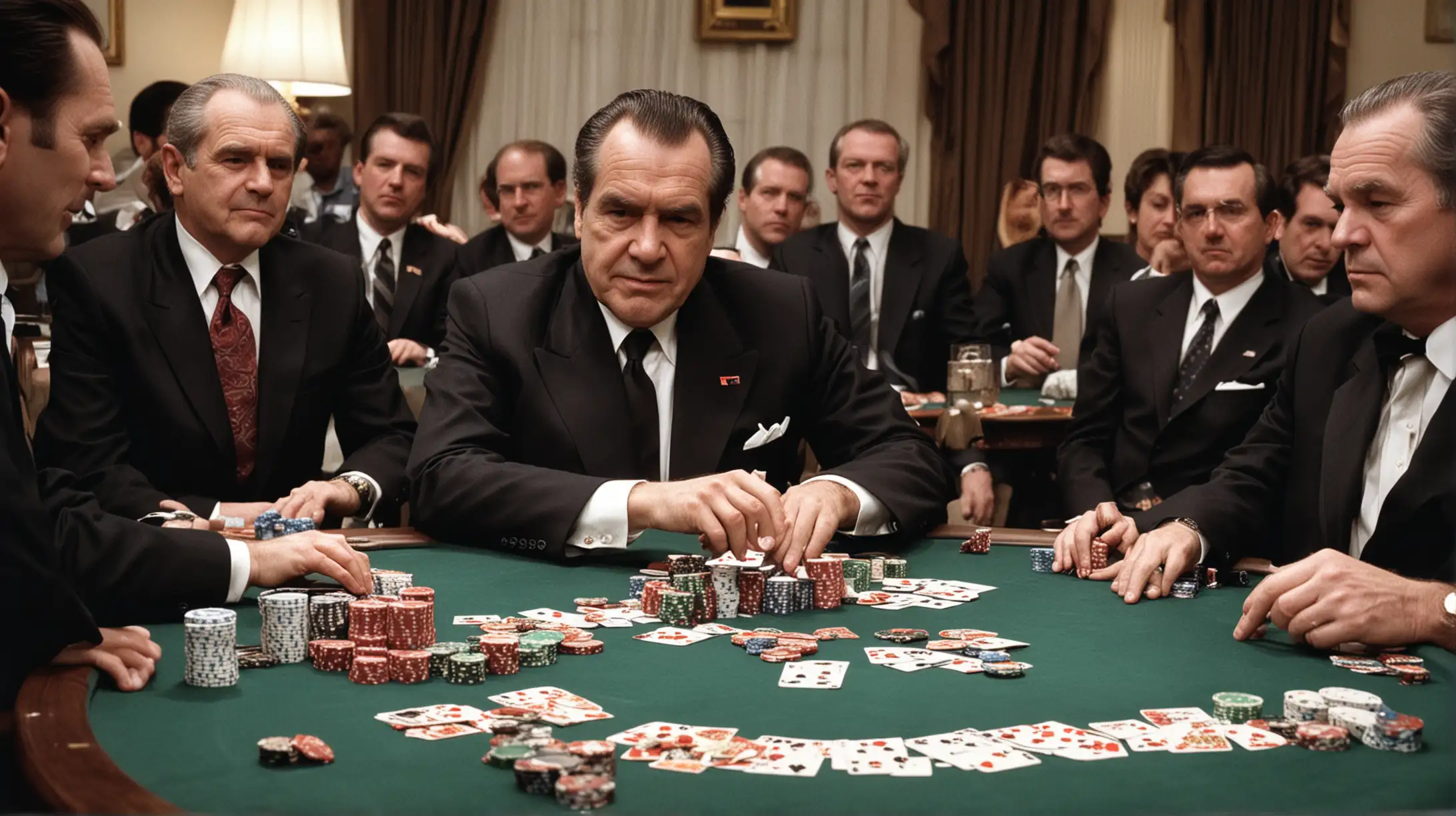 Richard Nixon Hosting Poker Nights at the White House