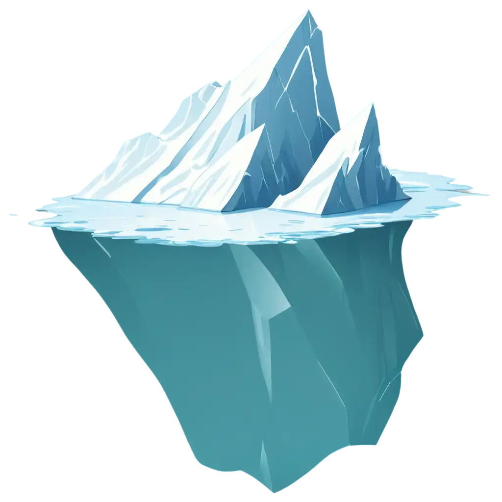 Cartoonish-Iceberg-PNG-A-Refreshing-Addition-to-Your-Creative-Projects
