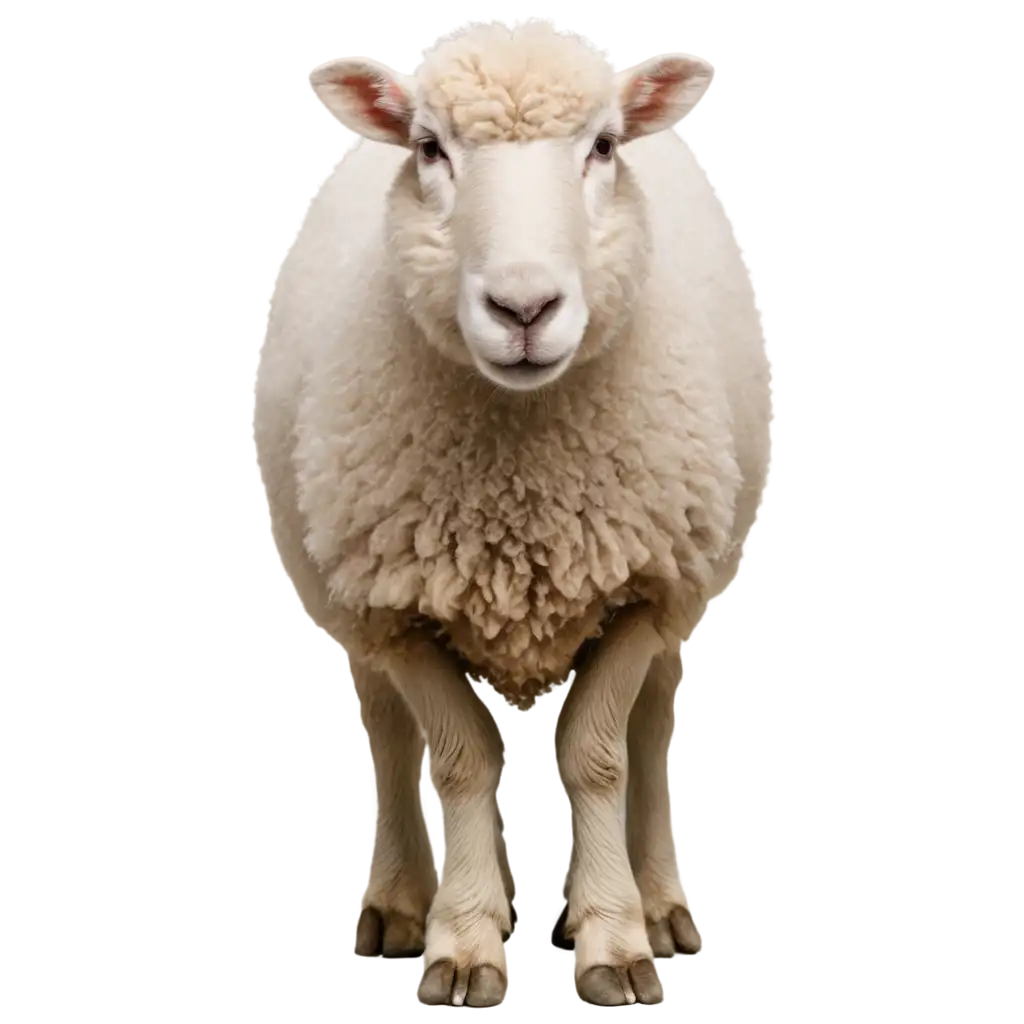 HighQuality PNG Image of Sheep Facing Forward Perfect for Online ...