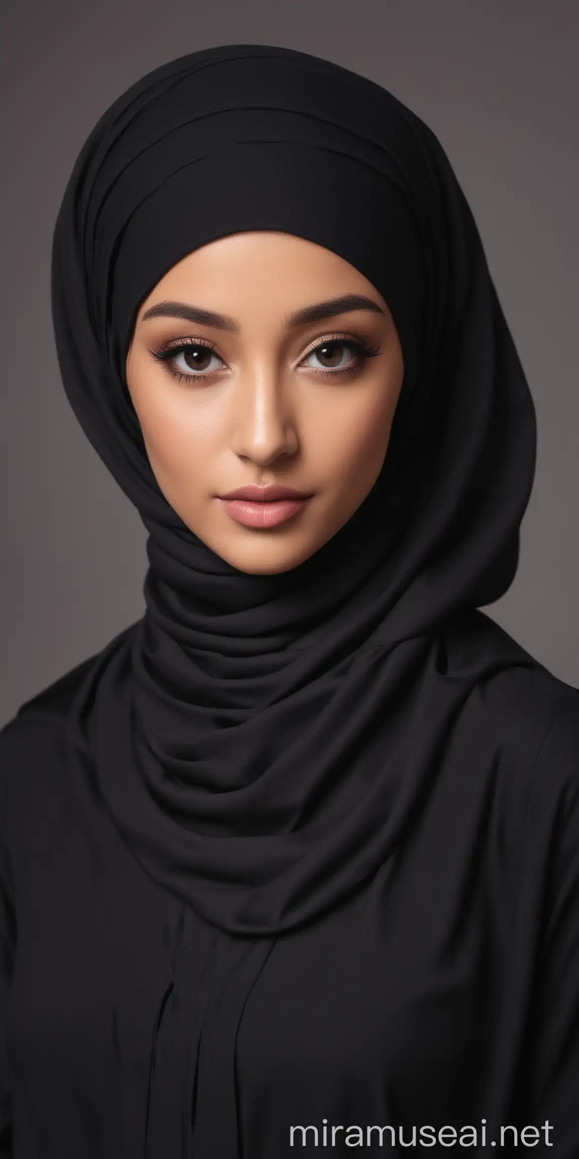 Ariana Van X Hijabi Arabi Black Woman Portrait