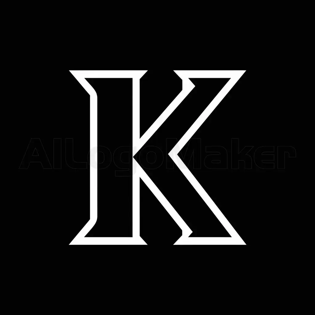 a logo design,with the text "k", main symbol:k,Moderate,be used in Others industry,clear background