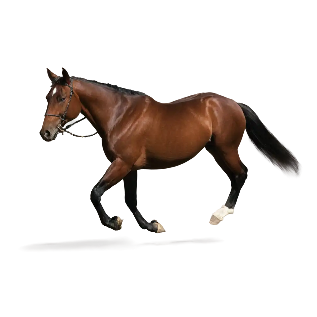 HighQuality-PNG-Image-Man-Running-with-Horses-Perfect-for-Various-Online-Uses