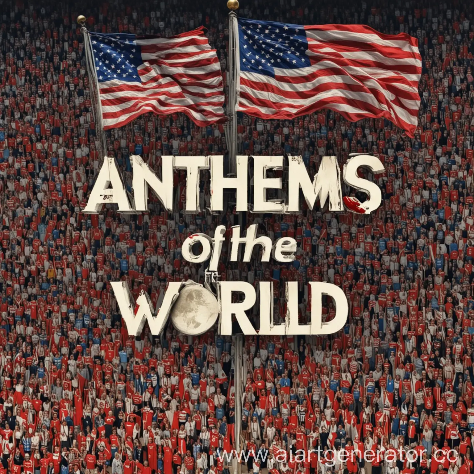 Diverse-Flags-Flying-Anthems-of-the-World-Unite-in-Harmony