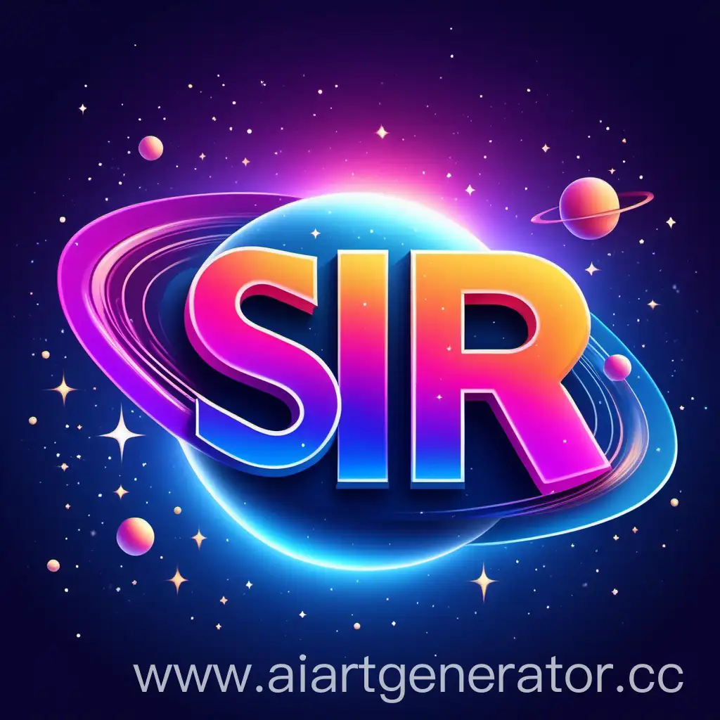 Futuristic-SR-Letters-Floating-in-Gradient-Space