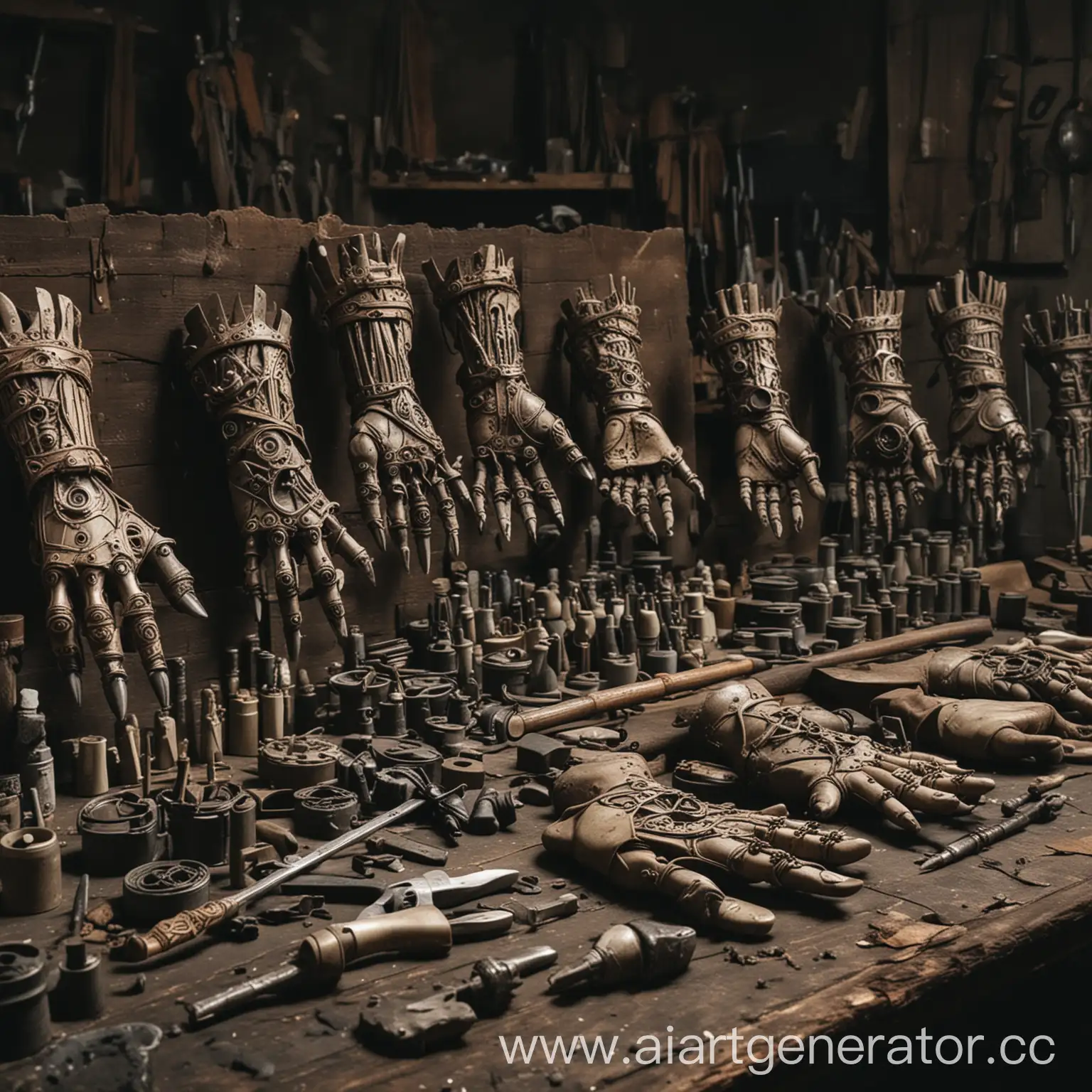 Dark-Fantasy-Workshop-of-Hand-Prostheses-in-the-Middle-Ages