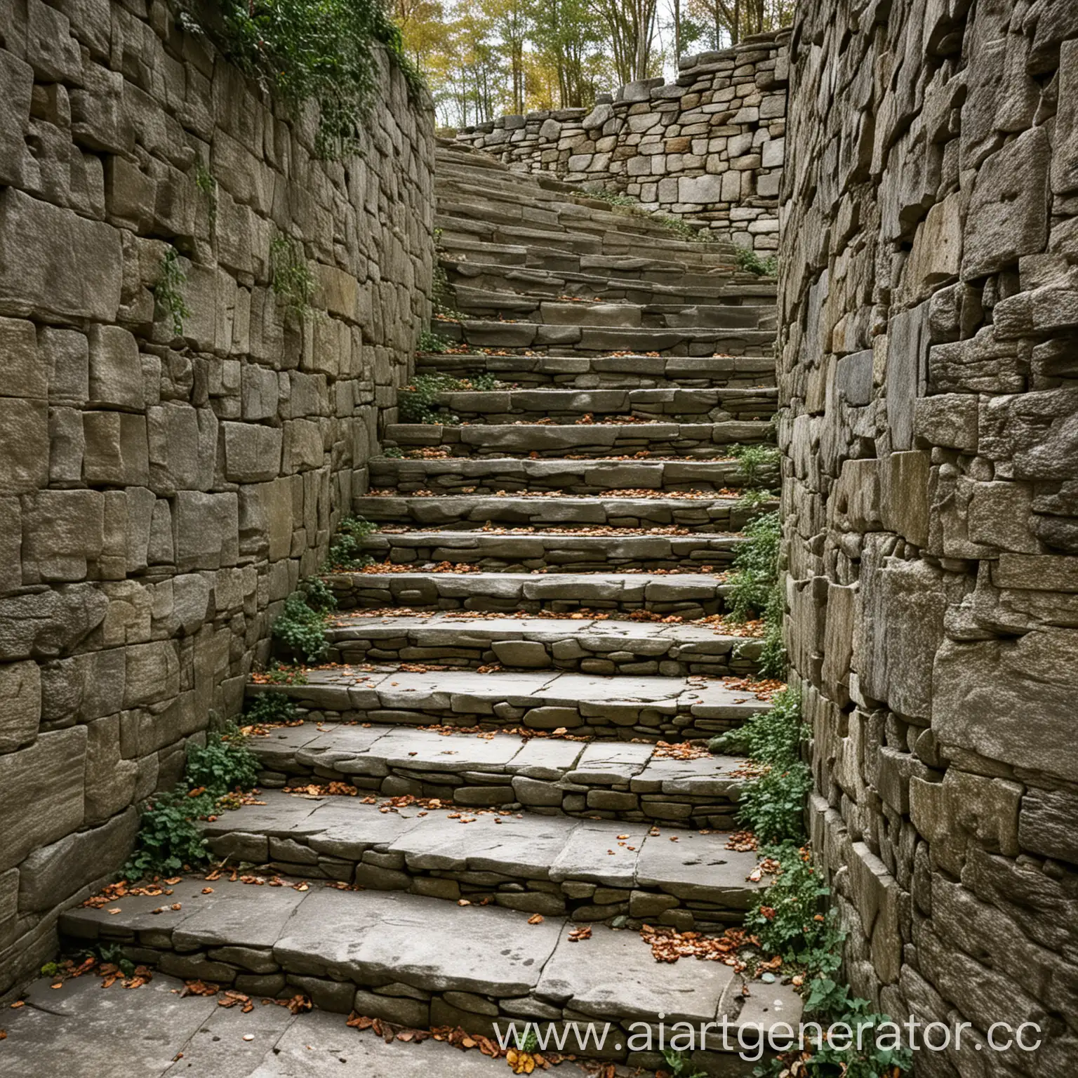 Ancient-Stone-Staircase-in-Enchanted-Forest