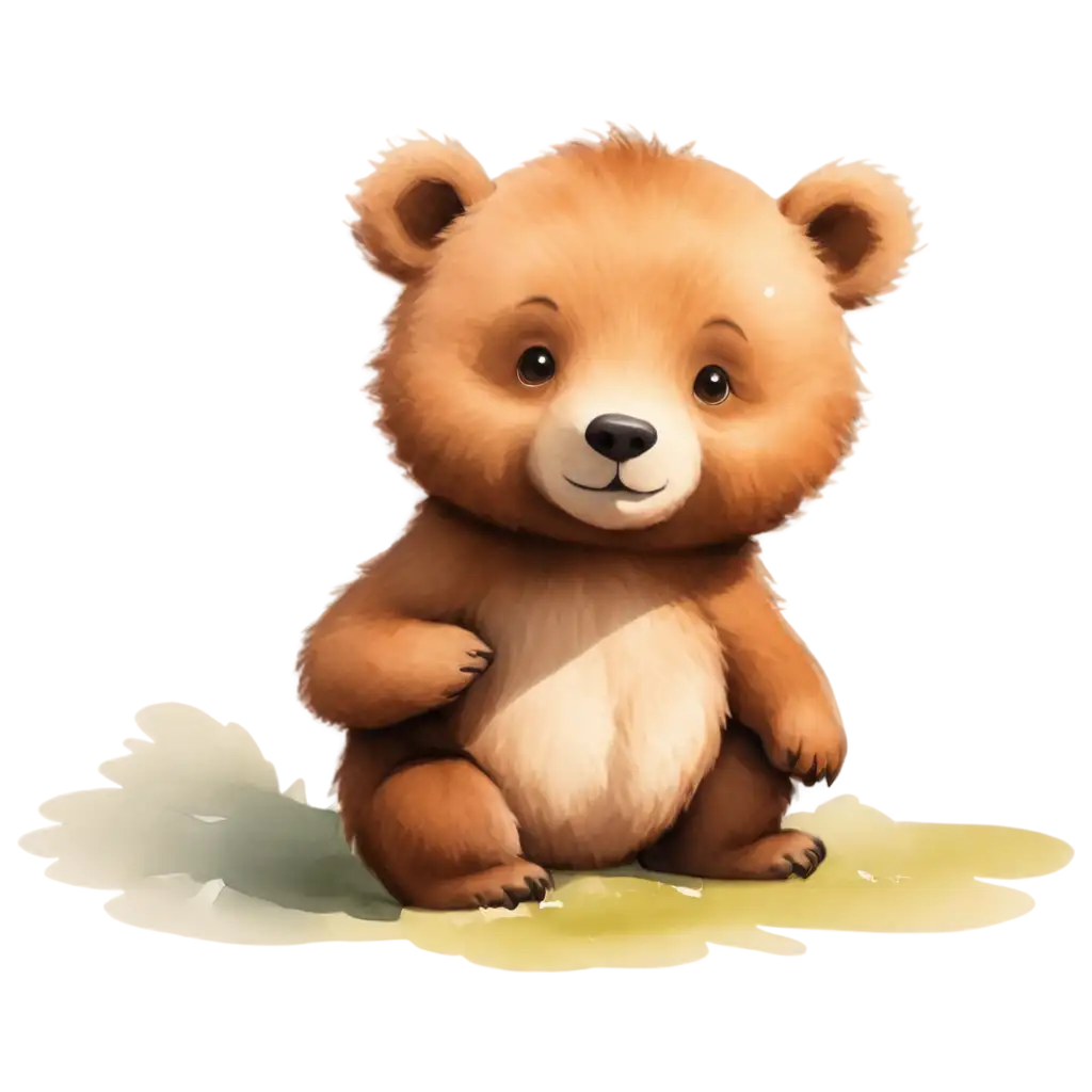 Cartoon-Cute-Bear-PNG-Bring-Adorable-Charm-to-Your-Projects-with-HighQuality-Images