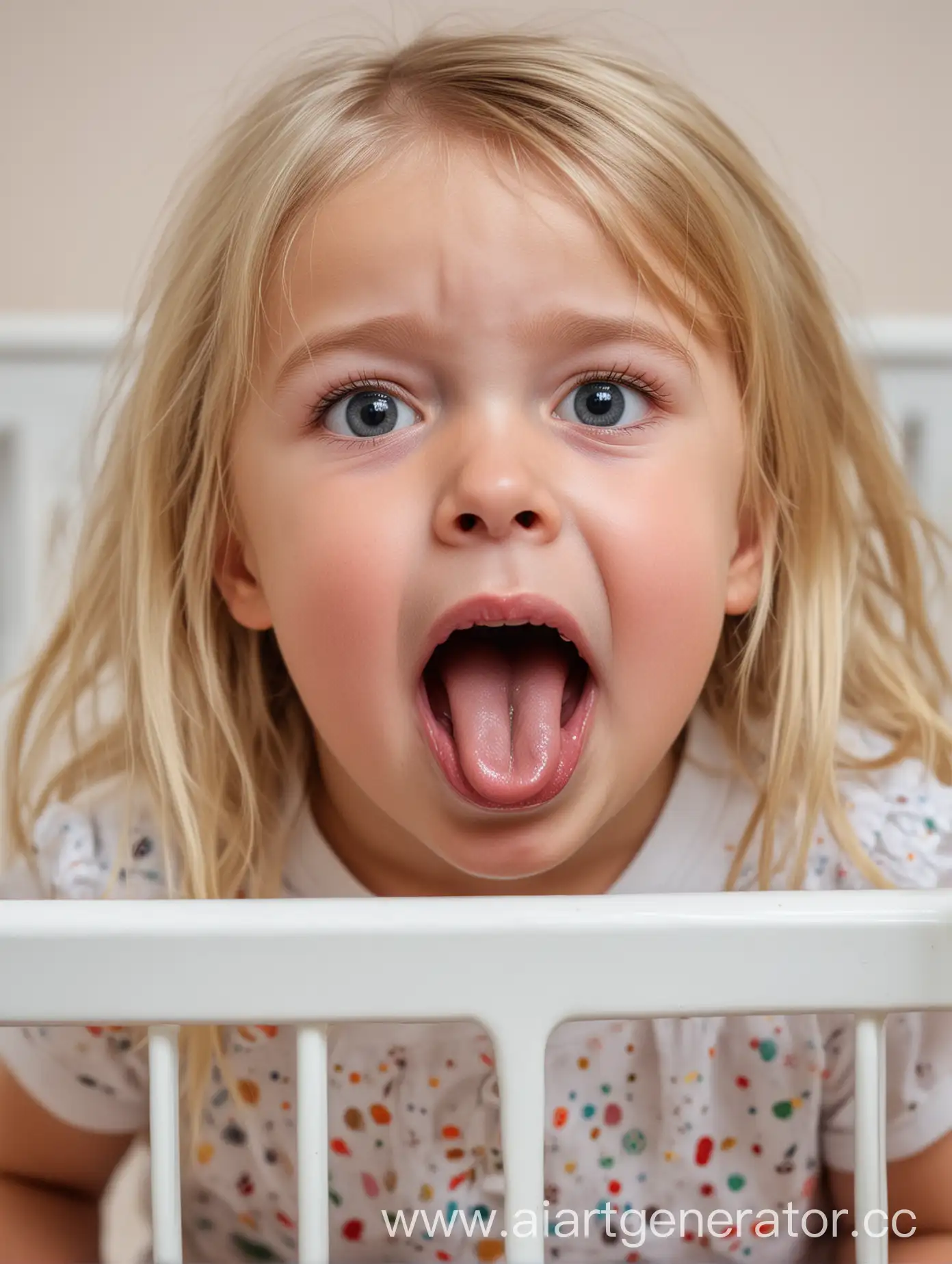 Young-Blonde-Girl-Requesting-Milk-in-Crib