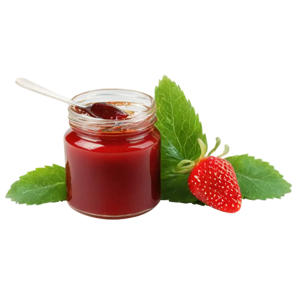 The-Joy-of-Strawberry-Jam-PNG-Image-Celebrating-Versatility-and-Delight