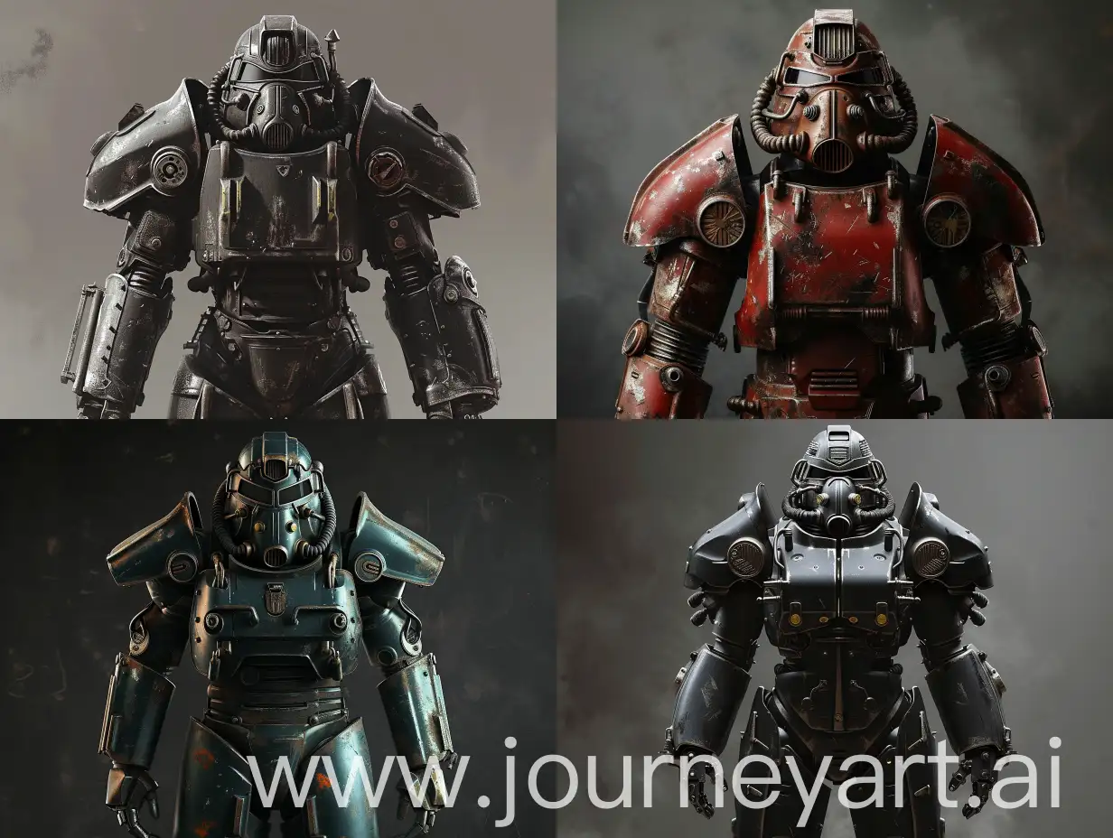 Create a power armor from fallout series 