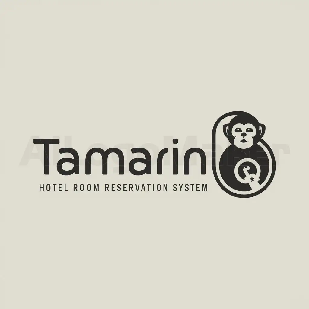 a logo design,with the text "Tamarin", main symbol:for a system of hotel room reservation multi seller,Moderate,clear background