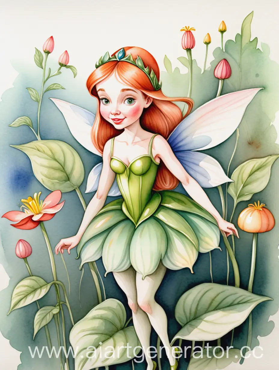 Enchanting-Watercolor-Illustration-of-Thumbelina