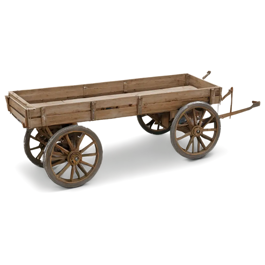 1970 wooden cart