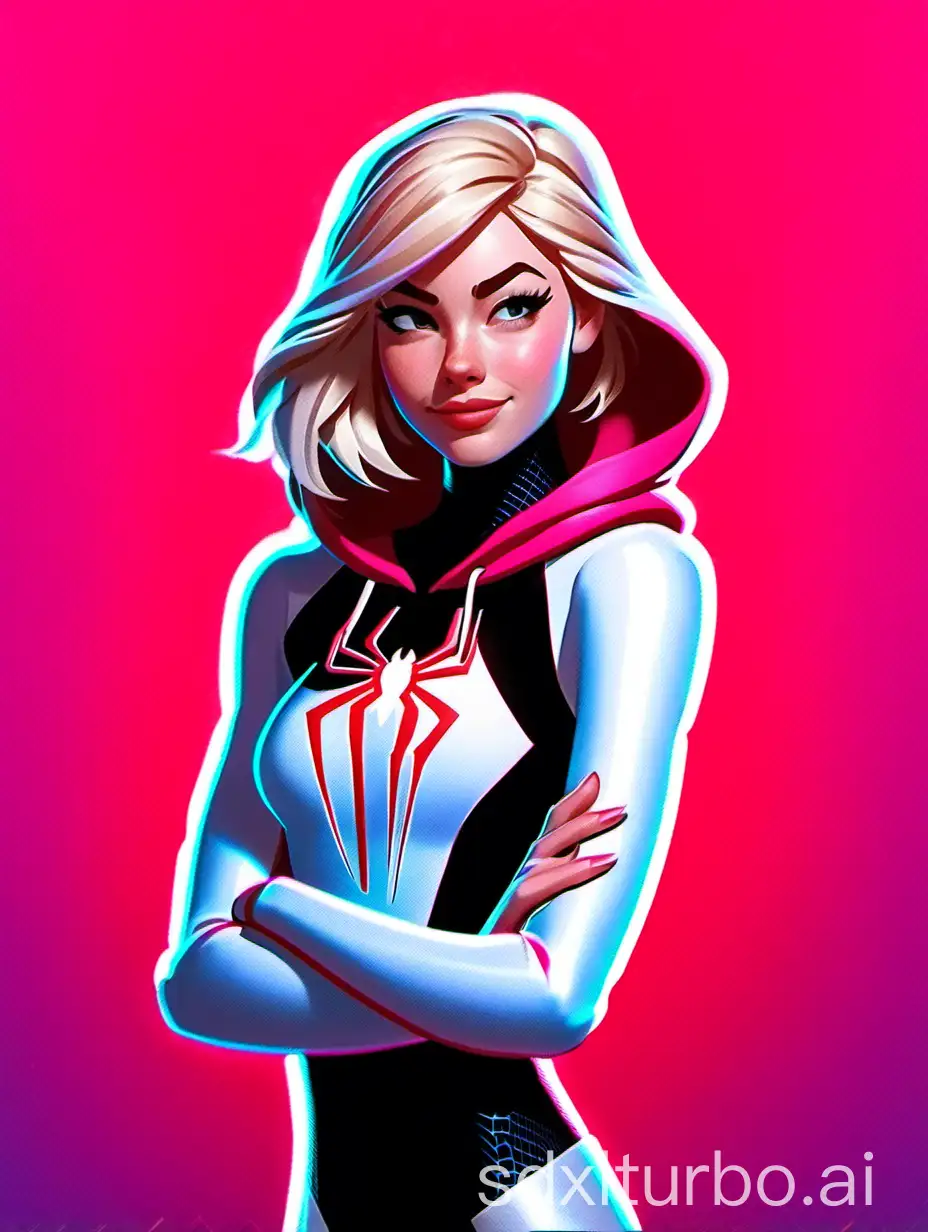 Emma-Stone-as-SpiderGwen-in-Into-The-SpiderVerse-Fan-Art