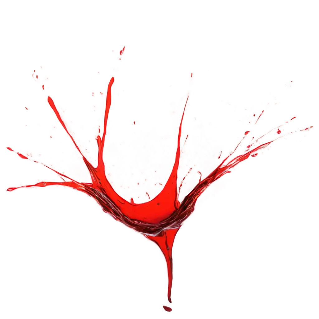 red splashes