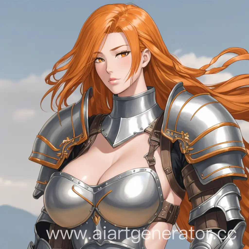 Tall-Warrior-Woman-with-Fiery-Orange-Hair-and-Armor