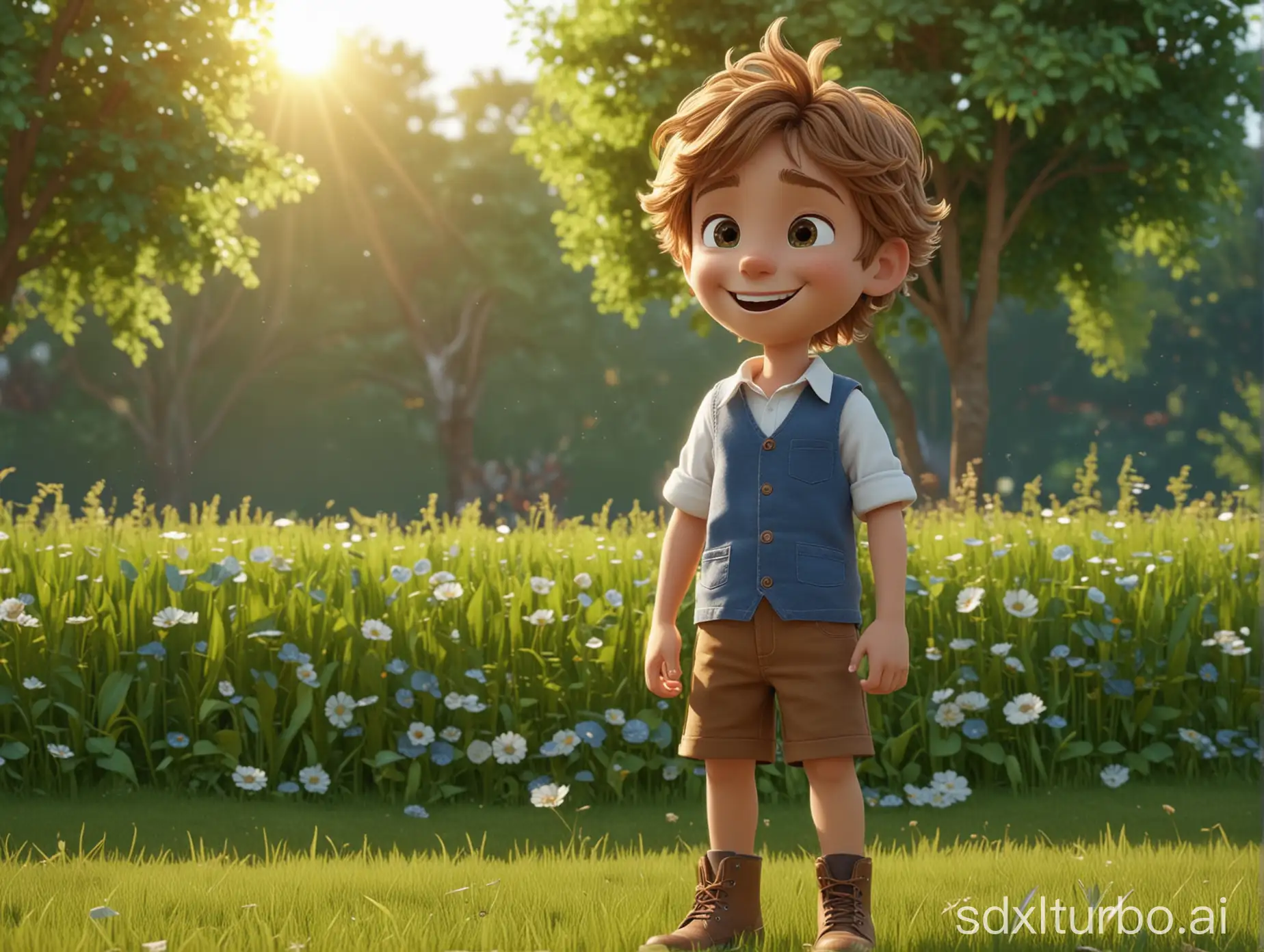 GoldenHaired-Boy-Storytelling-with-Friends-in-HighDefinition-3D-Animation-Style
