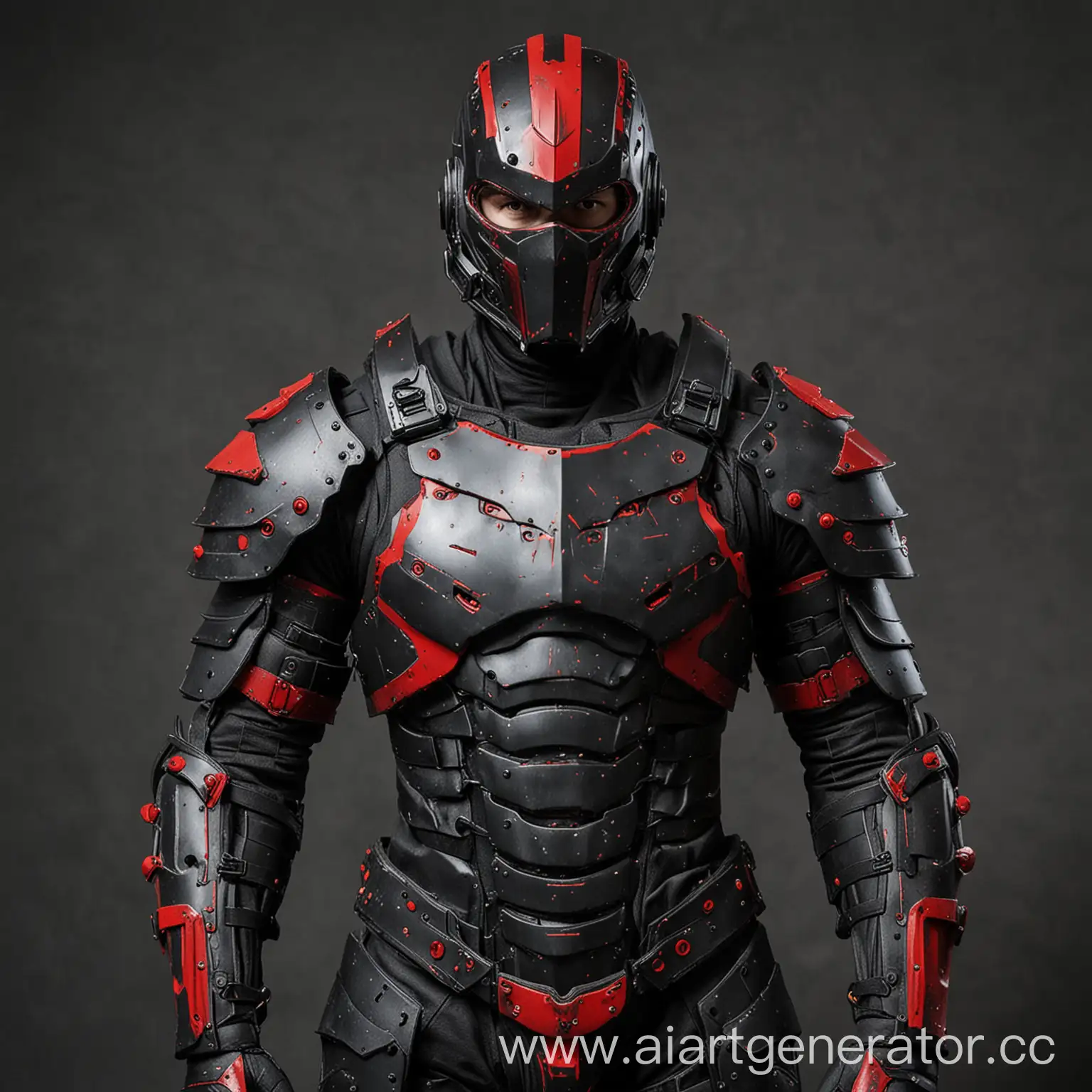 Black-and-Red-Armored-Equipment