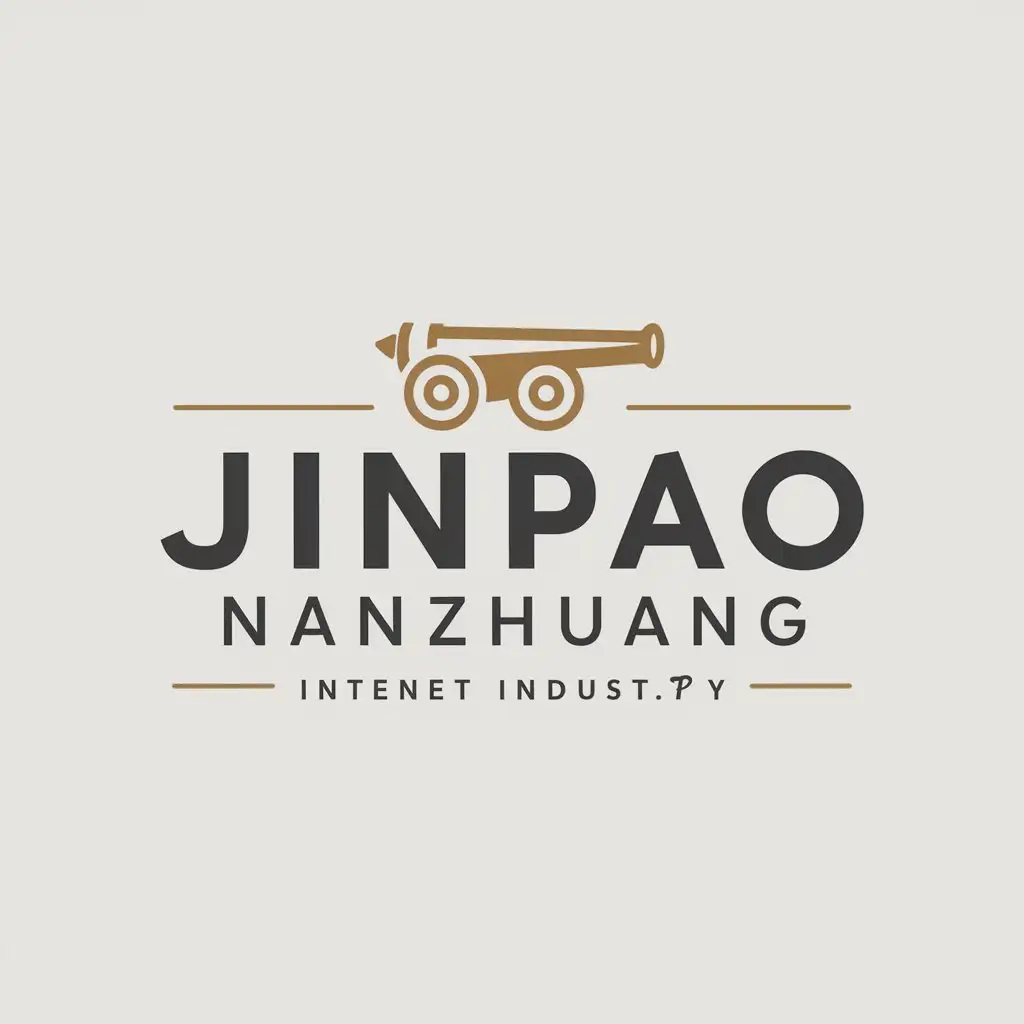 LOGO-Design-For-Jinpao-Nanzhuang-Golden-Cannon-Emblem-for-Internet-Industry