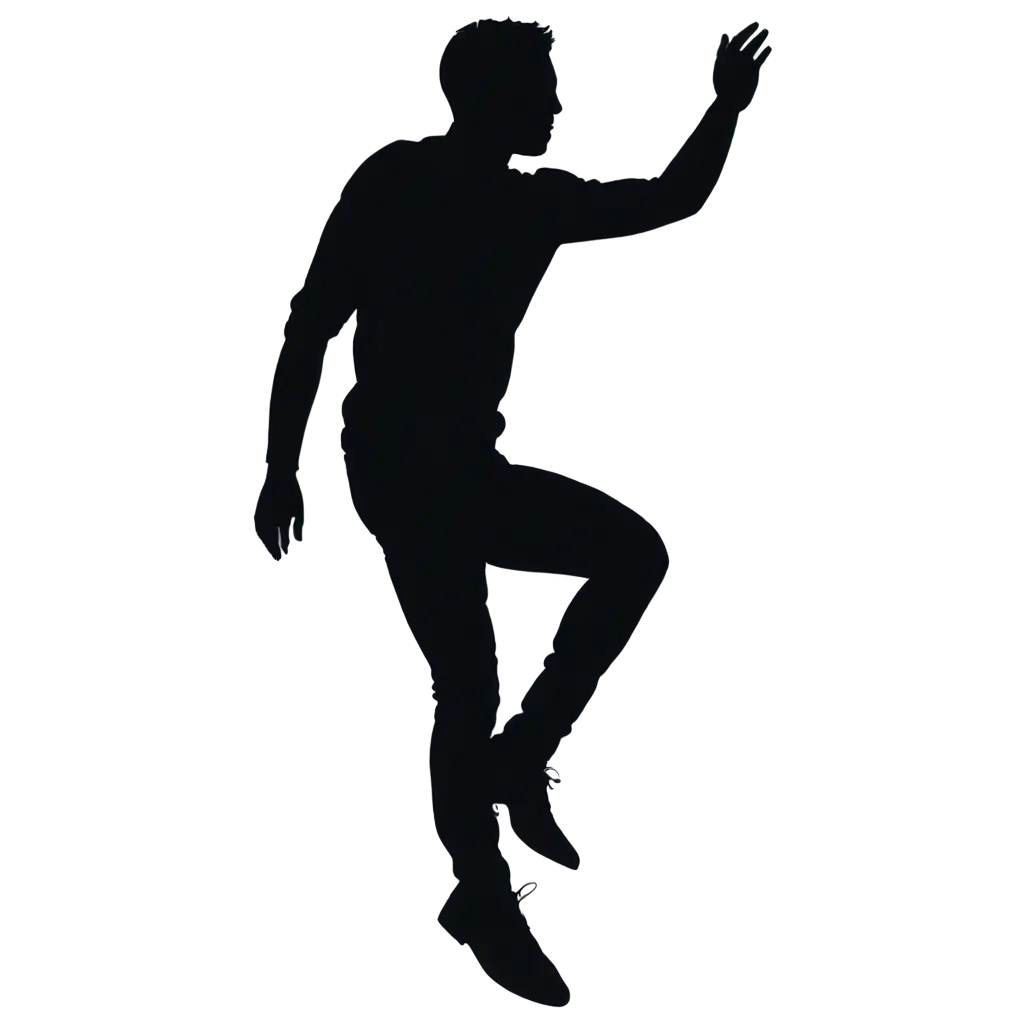 Create-a-Vectorized-Silhouette-of-a-Man-Falling-into-the-Void-in-PNG-Format