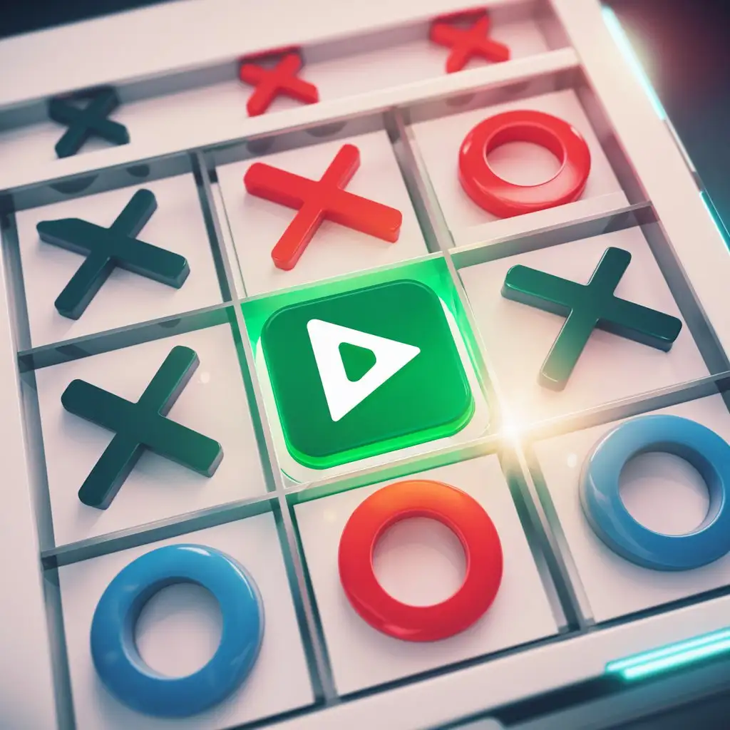 TicTacToe-Game-Home-Screen-with-Central-Button-Space