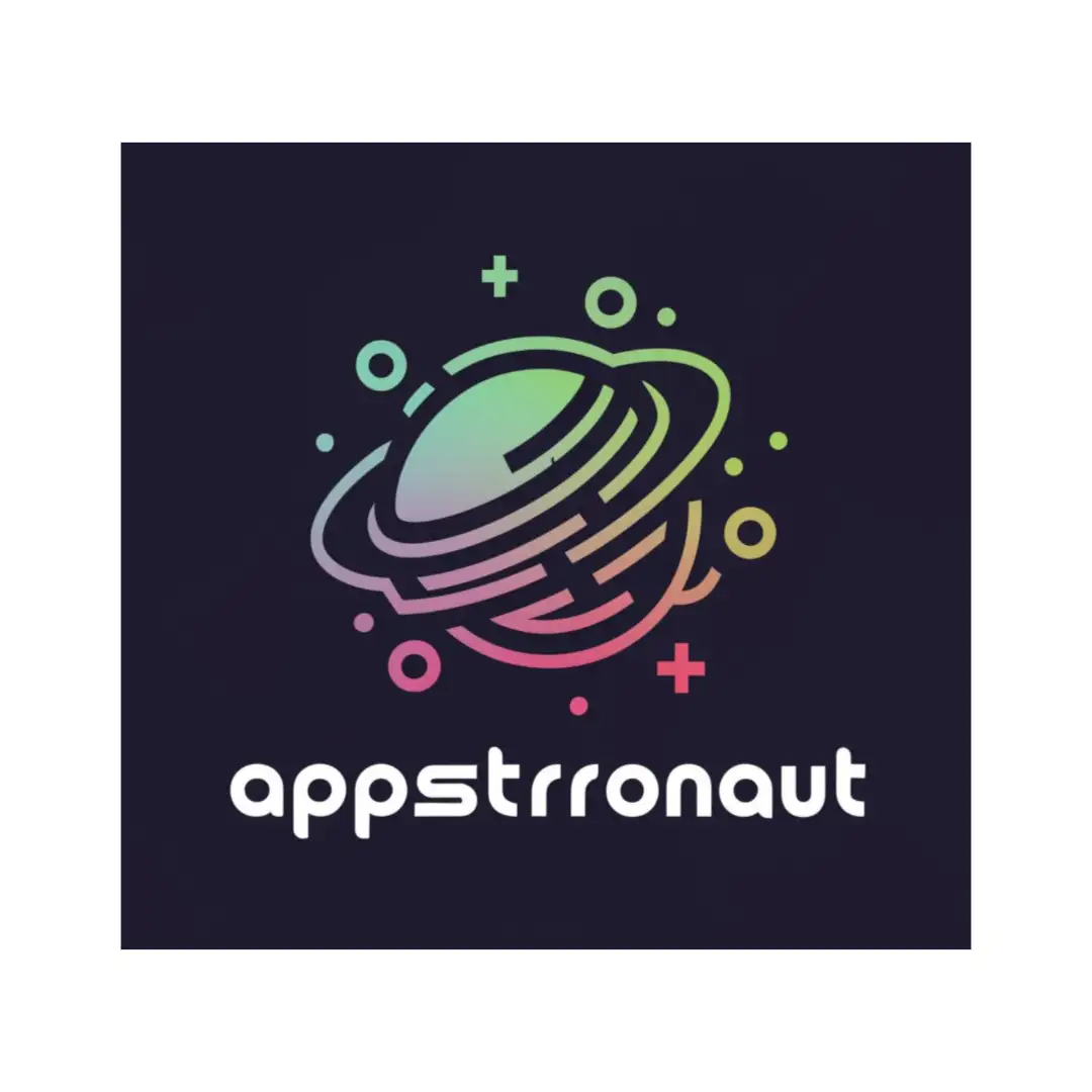 a logo design,with the text "Appstronaut", main symbol:planet,complex,be used in Internet industry,clear background