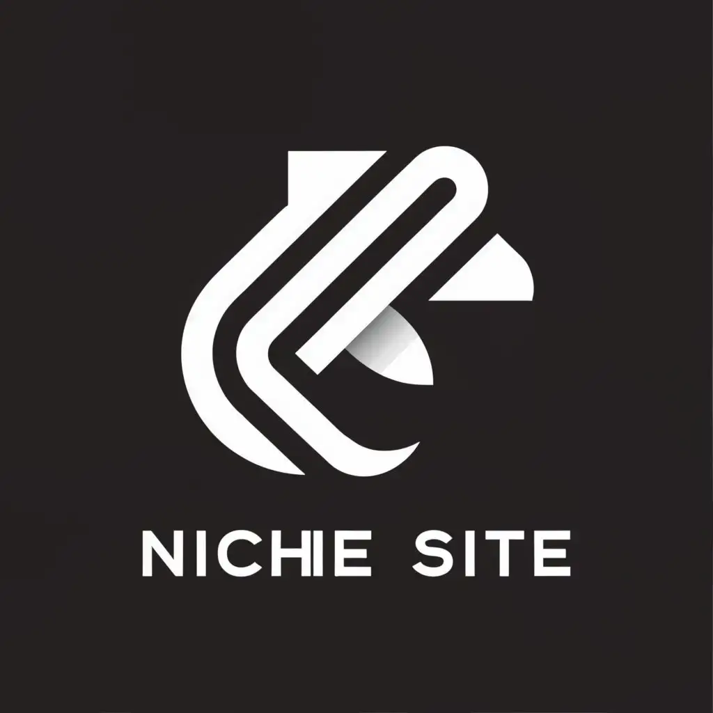 a logo design,with the text "niche site", main symbol:BLOG,complex,be used in Others industry,clear background