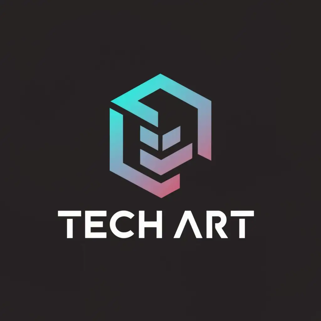 a logo design,with the text "TECHART", main symbol:ABSTRACT,Moderate,clear background