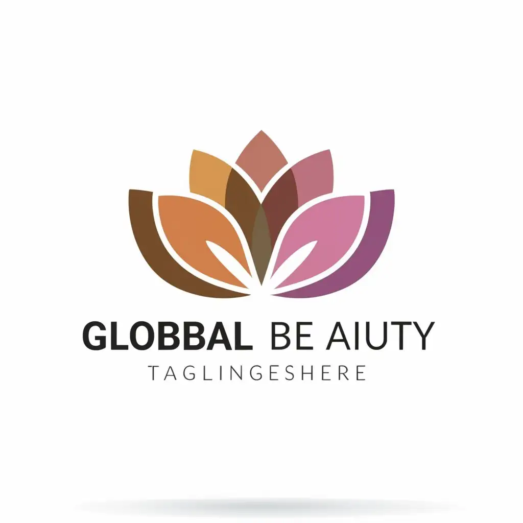 a logo design,with the text "Global Beauty", main symbol:Beauty product,Moderate,be used in Beauty Spa industry,clear background