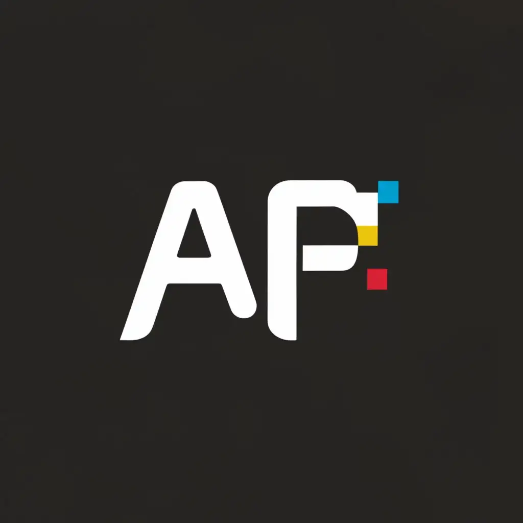 a logo design,with the text "AP", main symbol:Video Games 90s Style retro,Moderate,be used in Entertainment industry,clear background