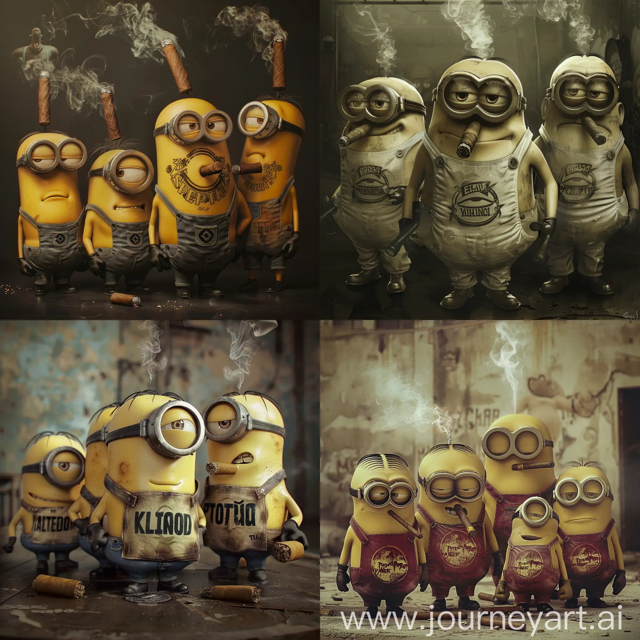 Minions-Smoking-Cigars-5-Heavily-Muscled-Characters-from-Despicable-Me