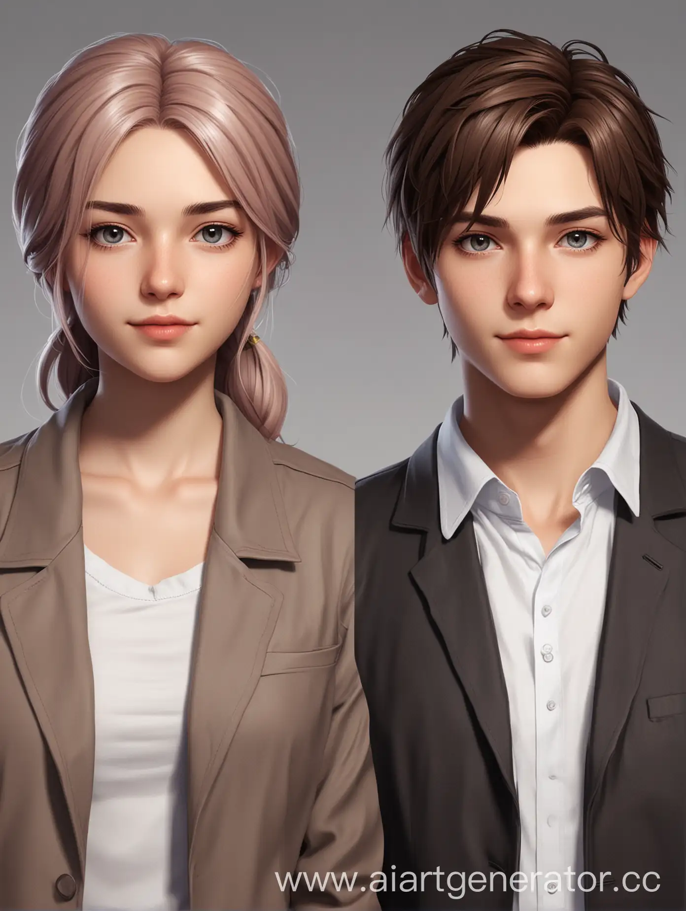 Interactive-Visual-Novel-Characters-Girl-and-Boy