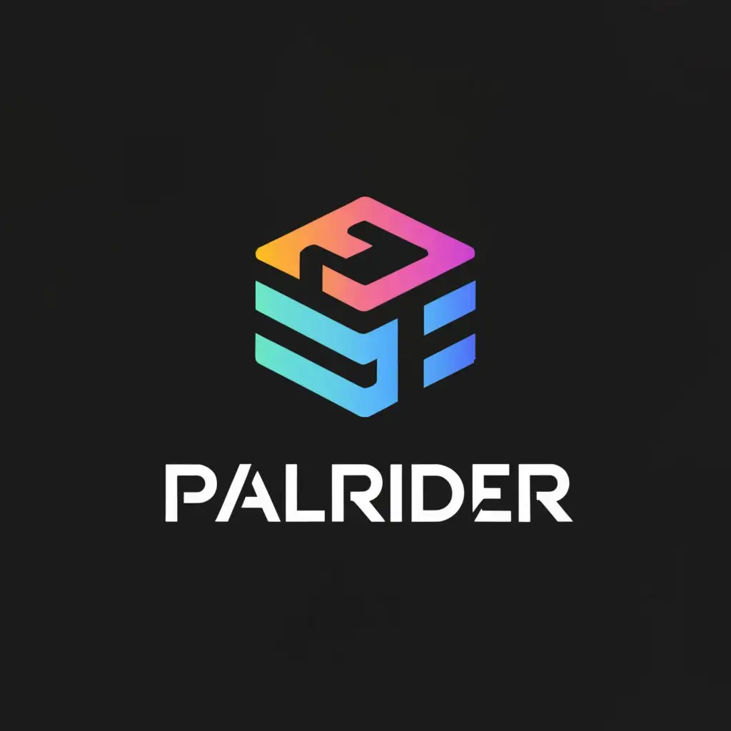 a logo design,with the text "PalRider", main symbol:cargo package,Moderate,clear background