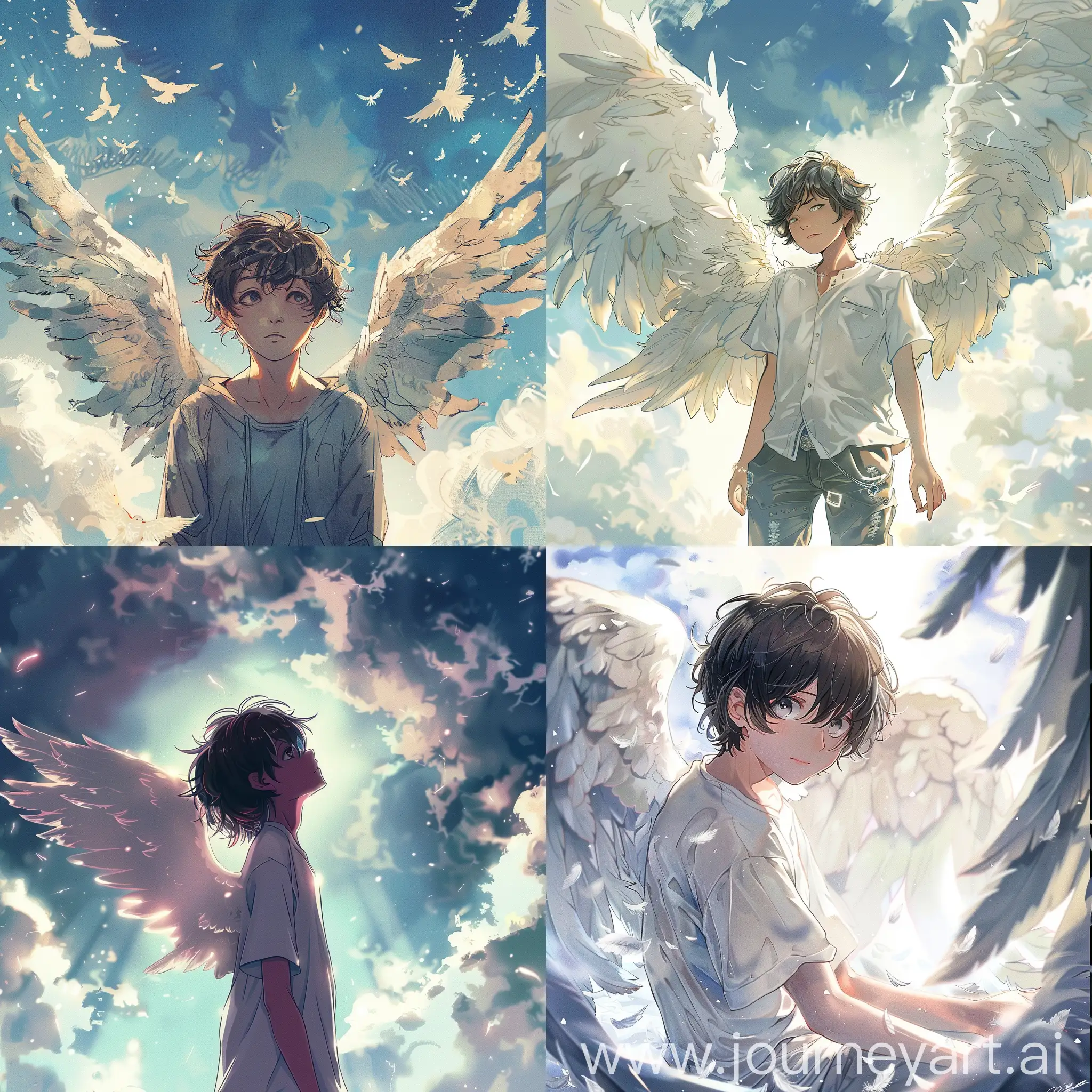 一个想成为天使的男孩