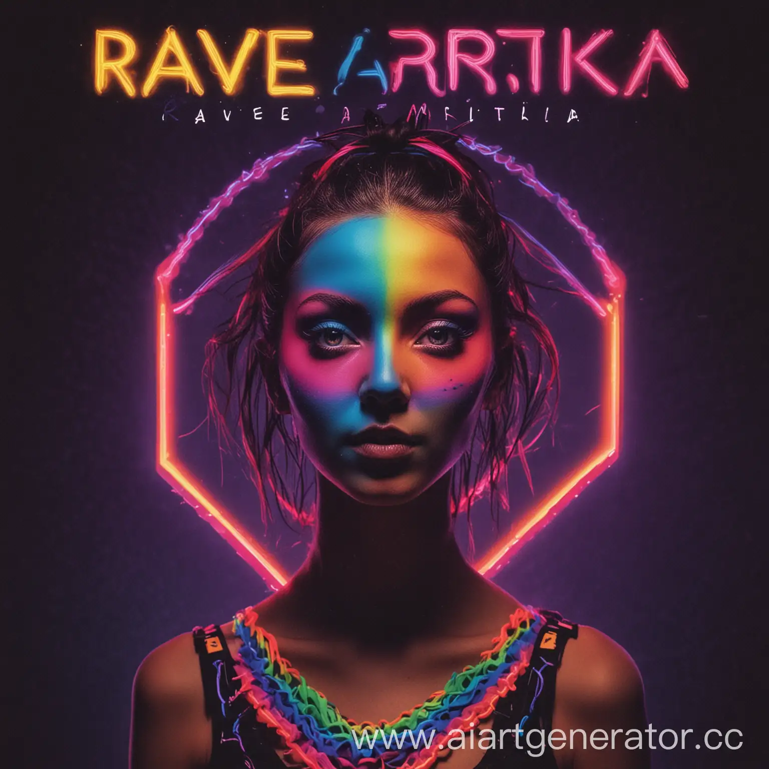 Neon-Colors-Album-Cover-for-RAVE-ARITMETIKA