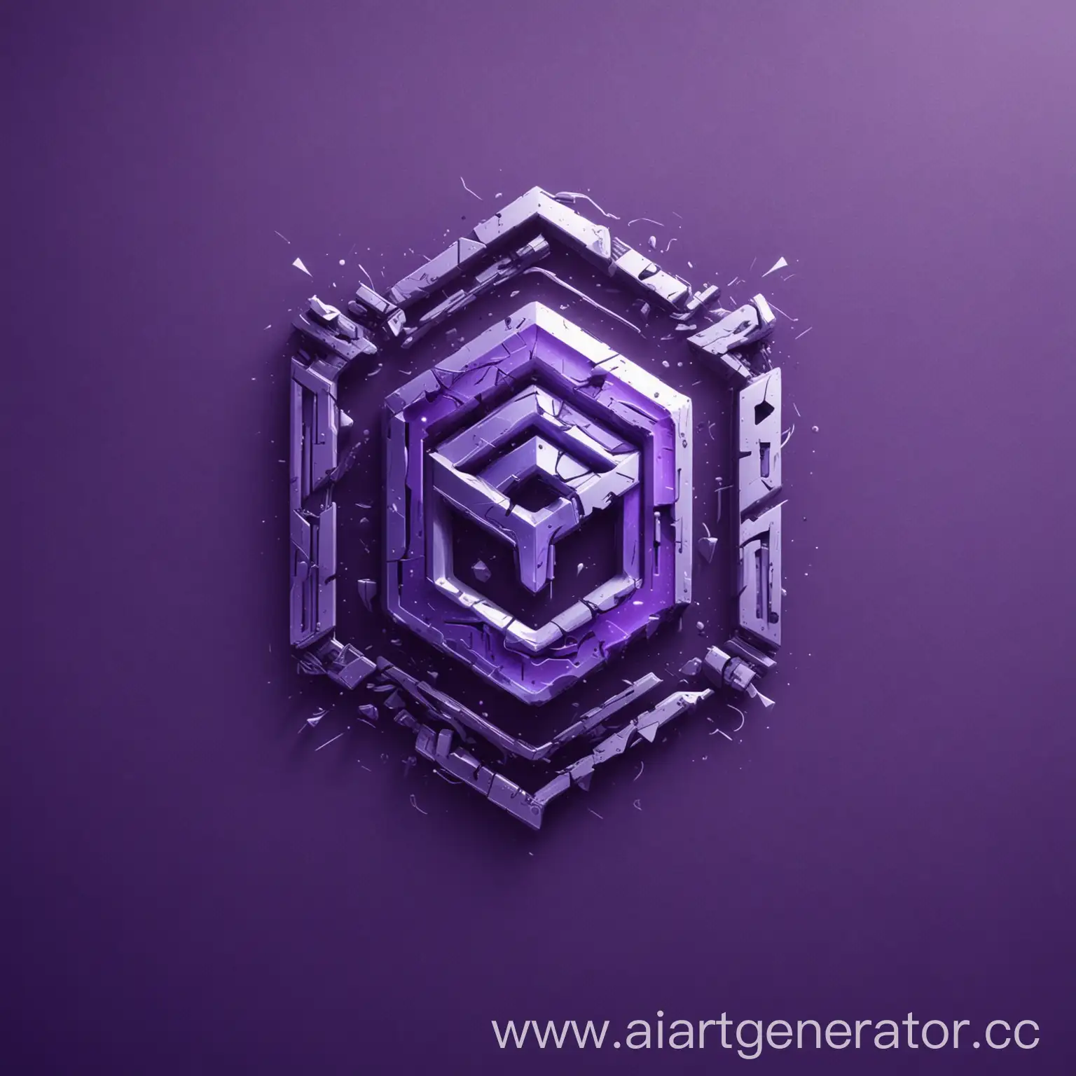 Serious-Futuristic-Logo-for-Game-Development-Studio-in-Shades-of-Purple-and-Blue