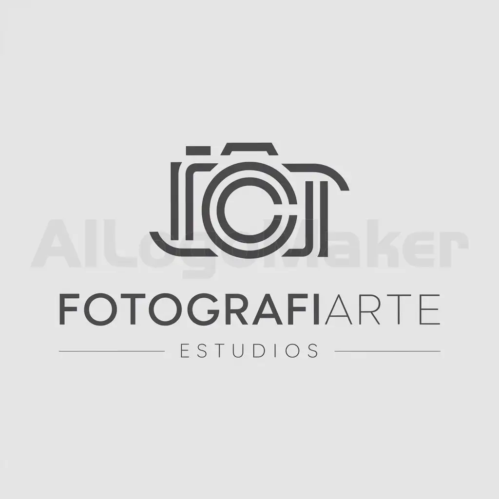 LOGO-Design-for-FotografiArte-Estudios-Elegant-Camera-Icon-with-Clarity