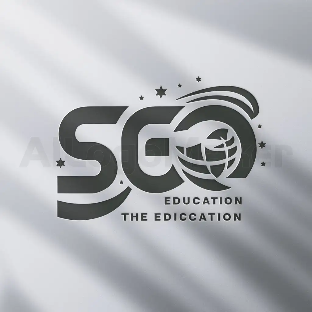 a logo design,with the text "make a logo for competition with the theme about Exploring Innovation and Creativity Beyond the Horizon", main symbol:SEO letter,Moderate,be used in Education industry,clear background