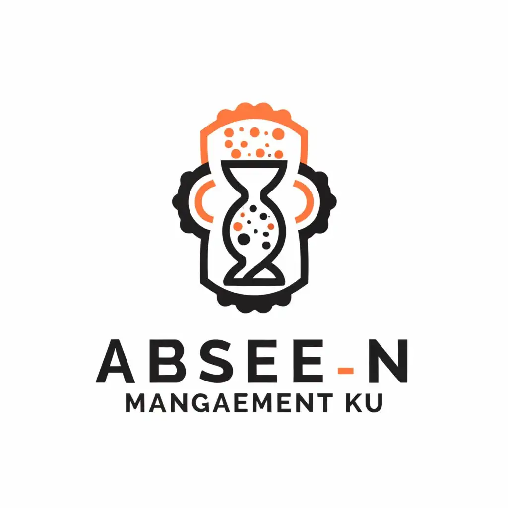 a logo design,with the text "Absen Managementku", main symbol:Time, Watch,Moderate,be used in Technology industry,clear background