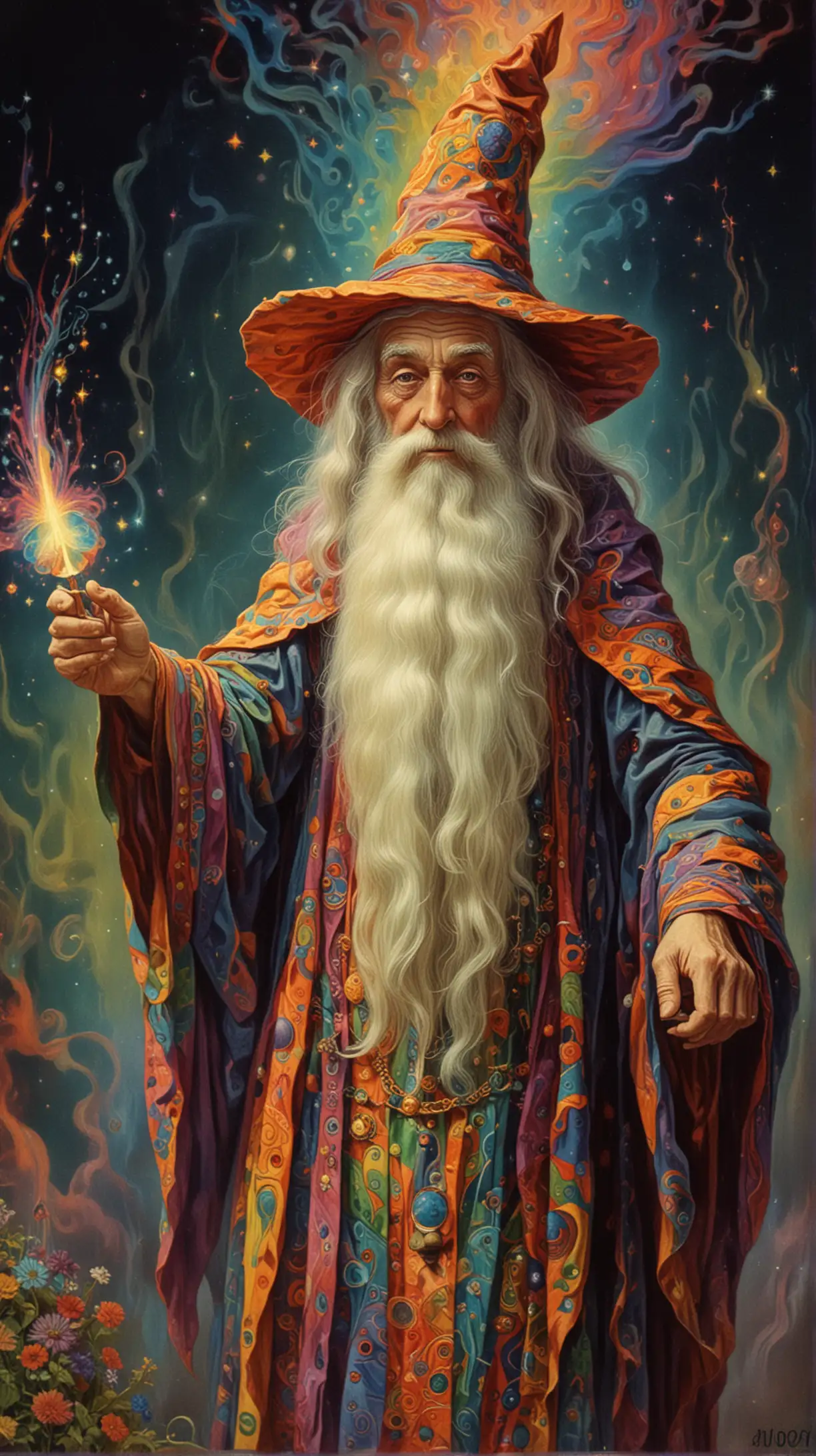 a psychedelic Wizard from 1920