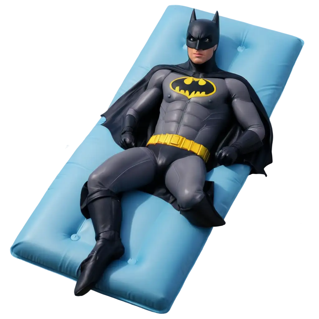 Create-a-HighQuality-PNG-Image-of-Batman-Relaxing-on-a-Pool-Mat