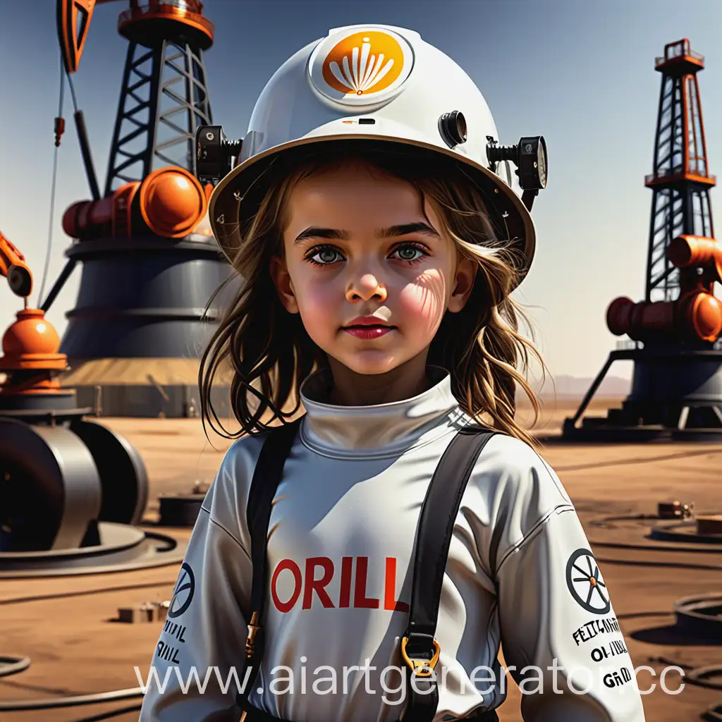 Образ девушки-нефтяника будущего 