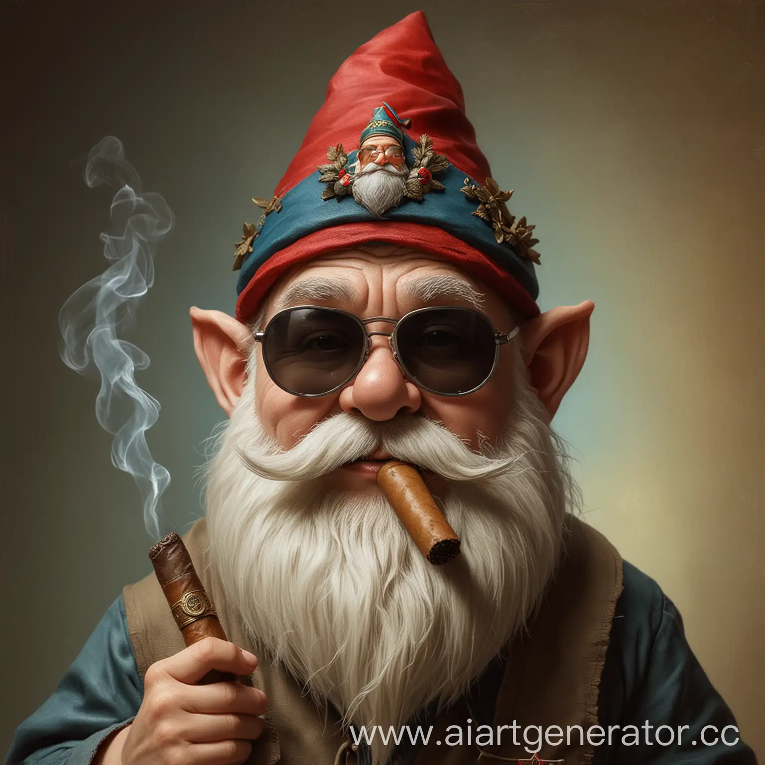 Jarakov-V-as-a-Gnome-with-Sunglasses-and-Cigar