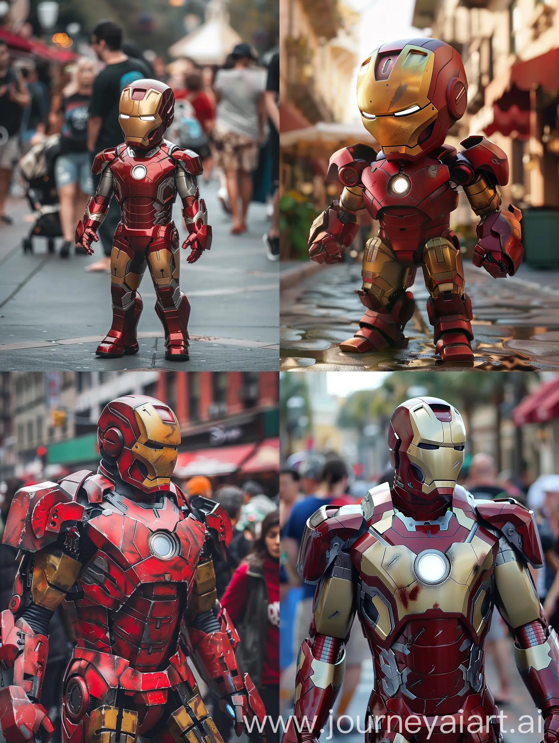 Ragdoll-Cat-Wearing-Iron-Man-Merchandise-in-a-DisneyStyle-Street-Scene