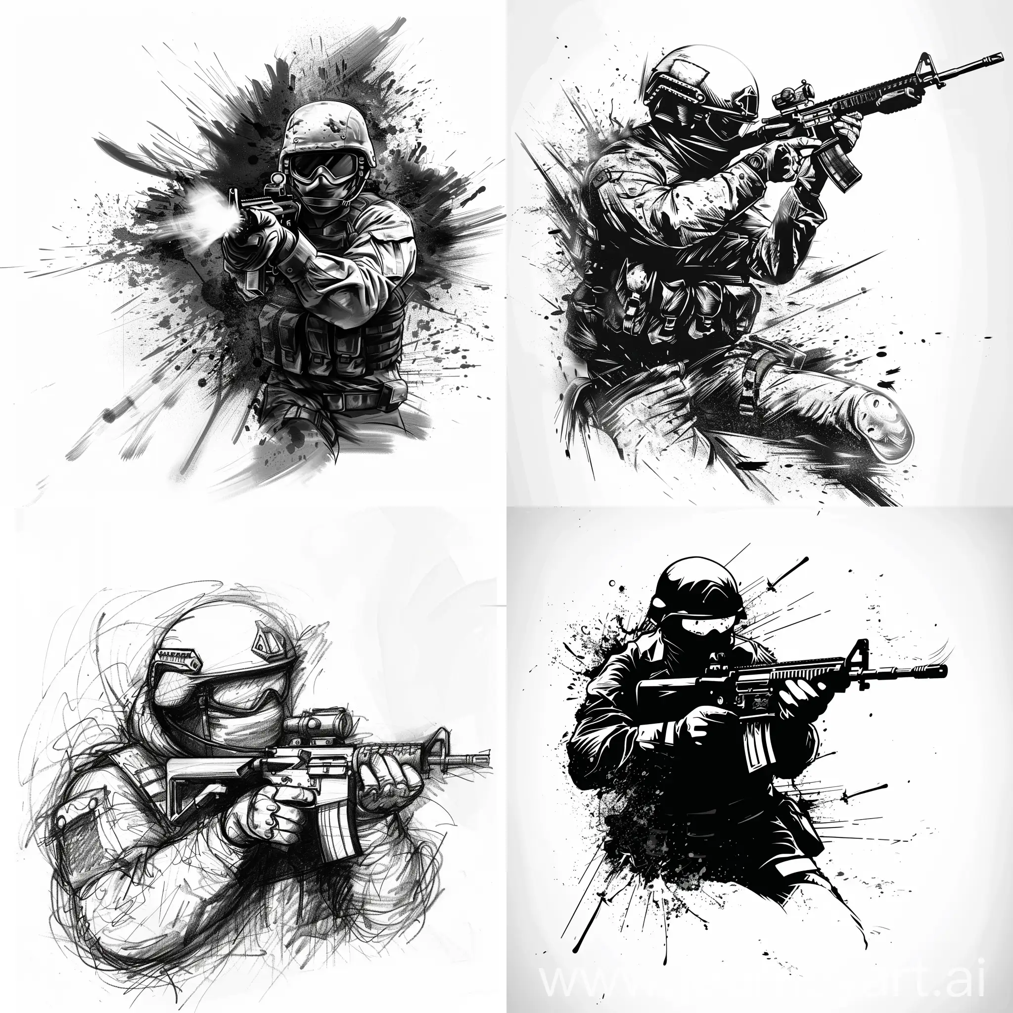 Counter-Strike-2-Explosive-Strength-Tattoo-Sketch