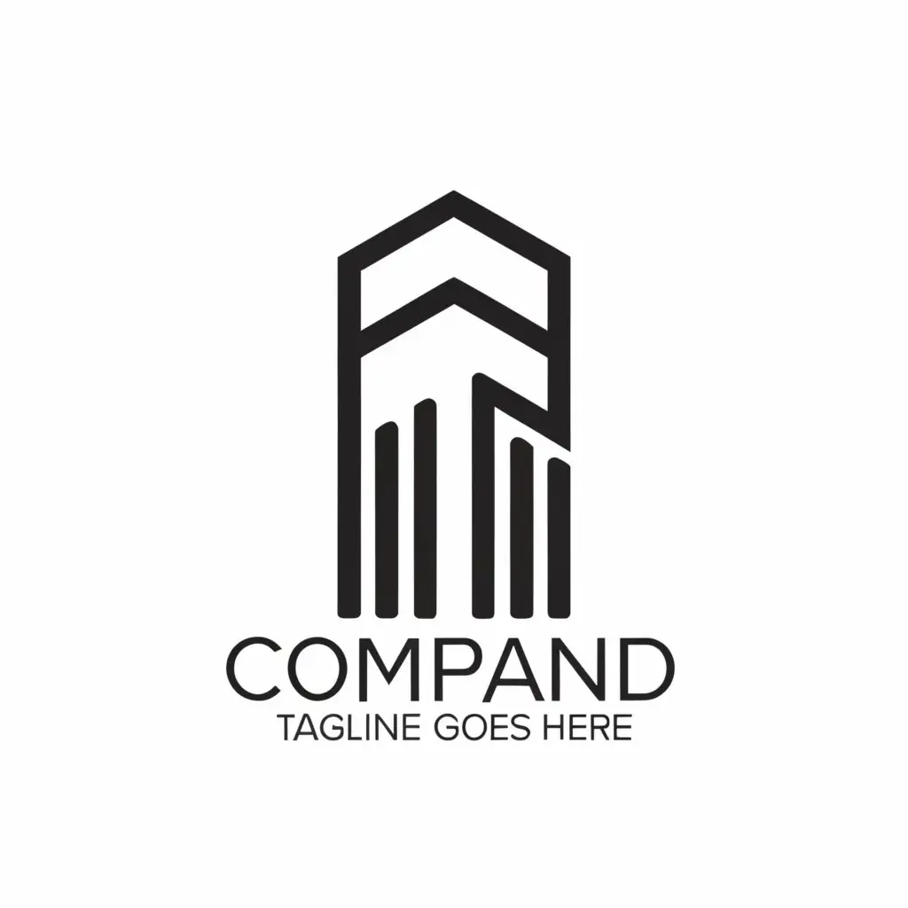 a logo design,with the text "And", main symbol:Architecture,Minimalistic,be used in Real Estate industry,clear background