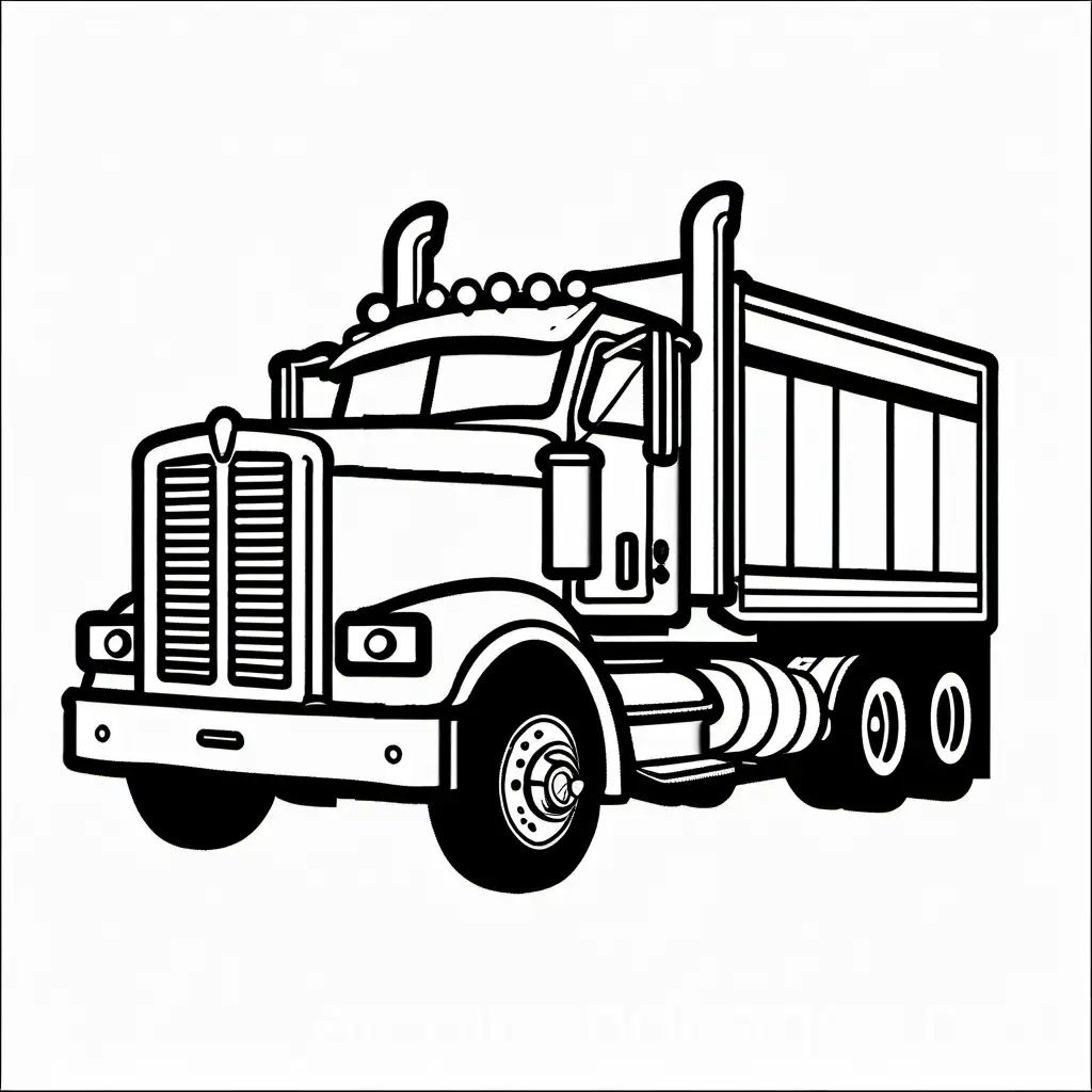 Simple-Truck-Coloring-Page-for-Kids-Black-and-White-Line-Art-on-White-Background