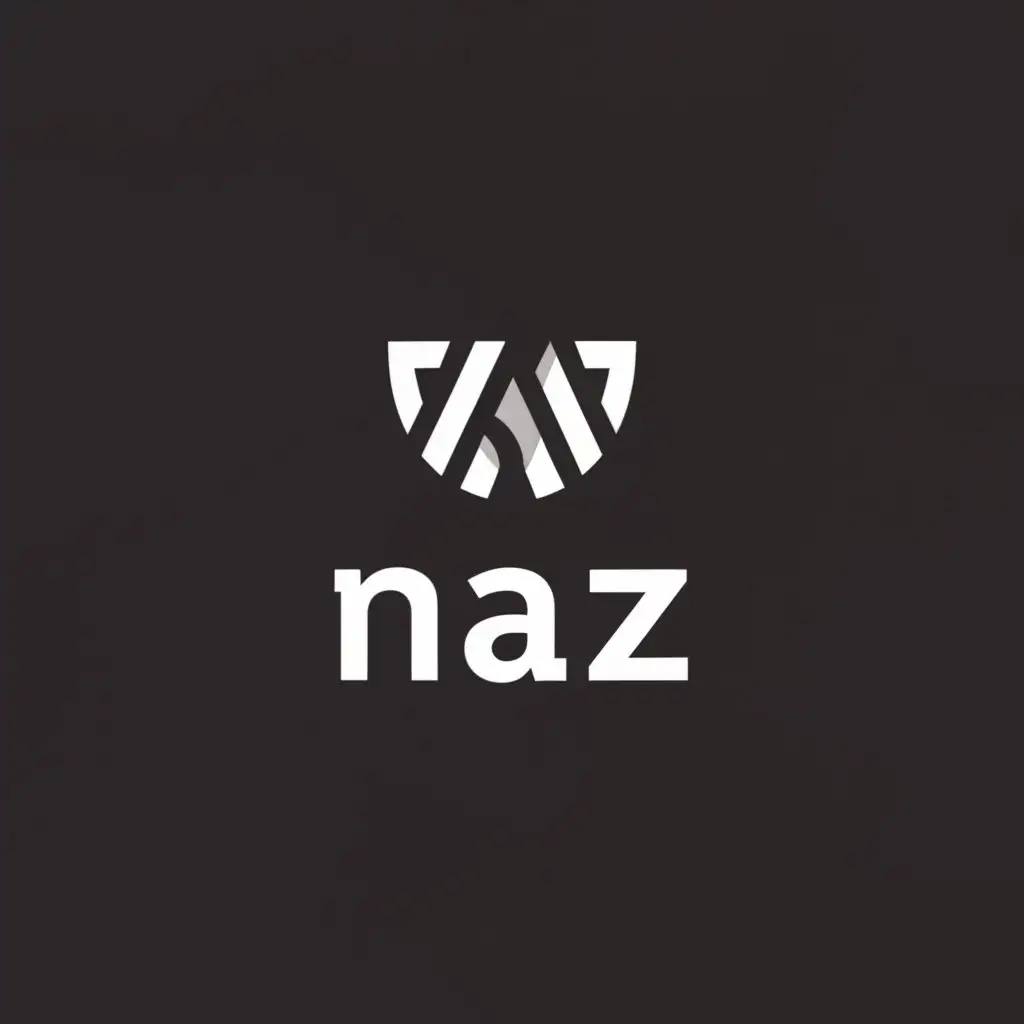 LOGO Design For MAZ Bold Text with a Clear Background and Symbol of ...